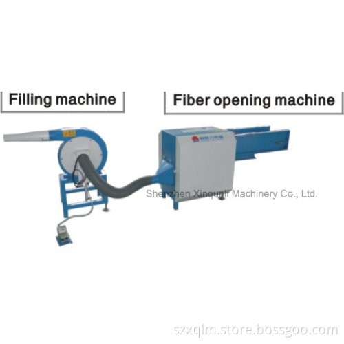 Fiber Carding Machine& Pillow /Cushion/ Backrest Filling Machine (sofa making machine) Small